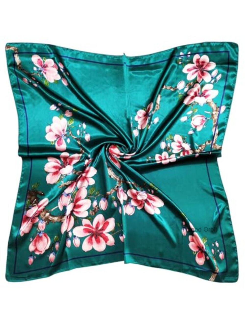 Satin Head Scarf for Women Silk Feel Hair Scarf 35x35 in Square Bandana
